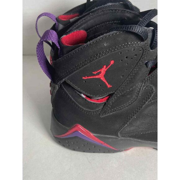 2012 Nike Air Jordan Retro GS Raptor Black Red Sneakers Shoes Boys 304774 6.5Y - Picture 8 of 11